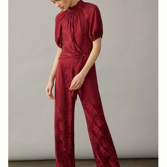 Anthropologie Monique Lhuillier Jumpsuit NWOT - Picture 7 of 9